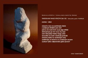 Wystawa online WierszYstawka praca Radosława Majcherczyka, lat 16