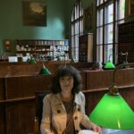 Dr Sofia Butko w Czytelni Profesorskiej Biblioteki Uniwersyteckiej w Poznaniu. Fot. Kostiantyn Mazur