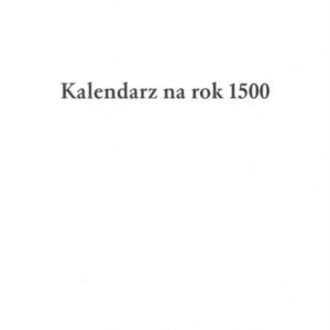 Kalendarz na rok 1500