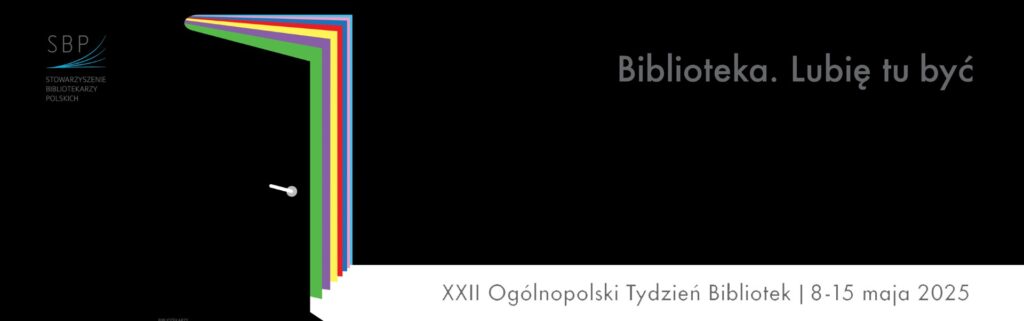 Baner XII Ogólnopolski Tydzień Bibliotek 2025